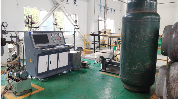 焊接氣瓶水壓試驗機-焊接鋼瓶水壓測試臺(SUPC專用機)